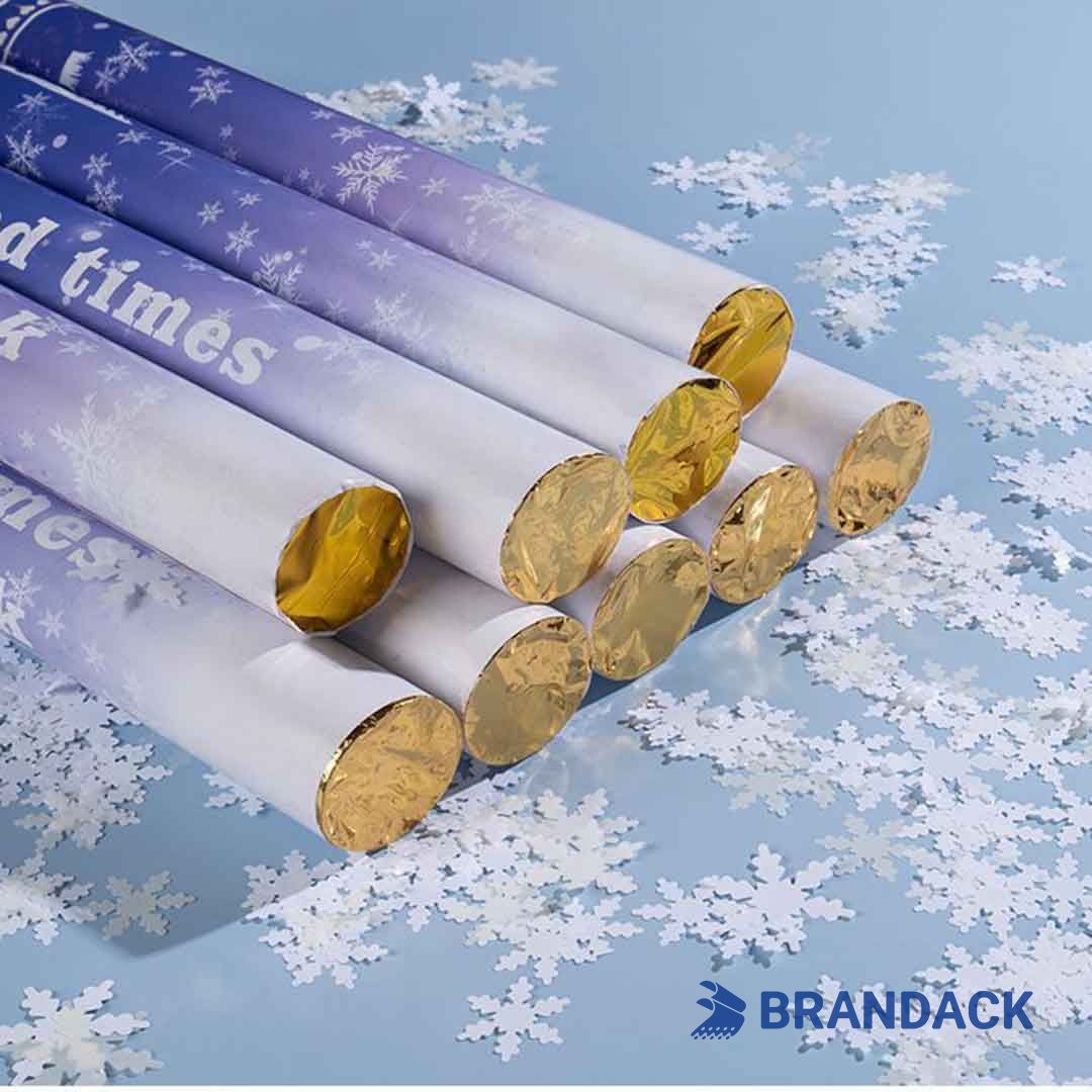 Custom New Years Confetti Poppers Tailored to Brand