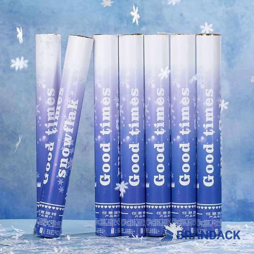Custom New Years Confetti Poppers Tailored to Brand