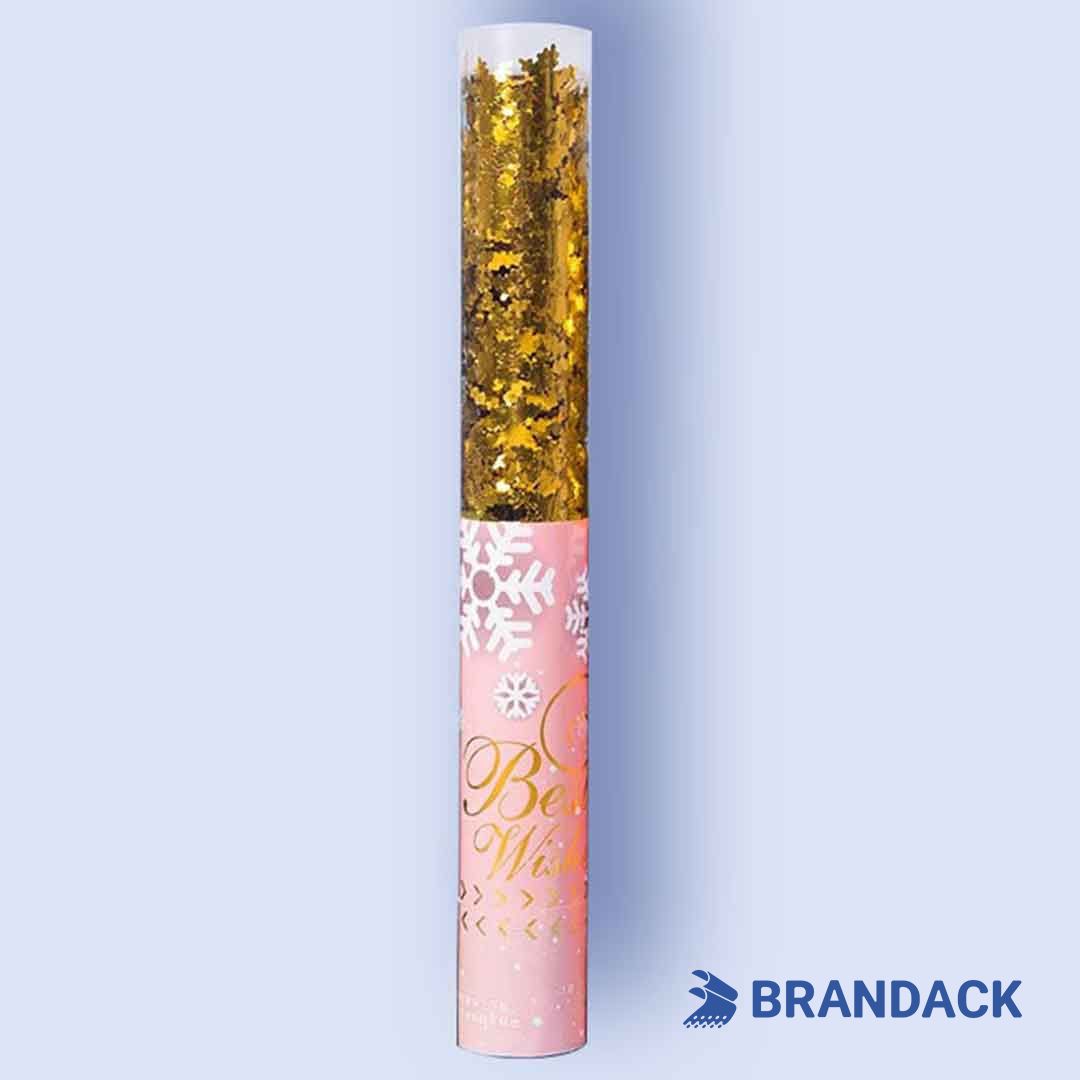 Happy New Year Confetti Party Poppers Custom with Logo