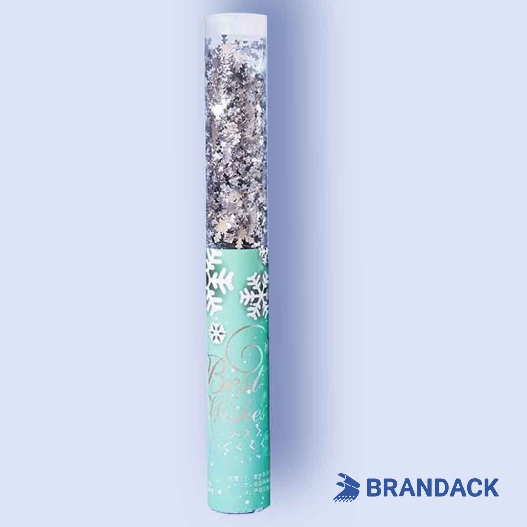 Happy New Year Confetti Party Poppers Custom with Logo