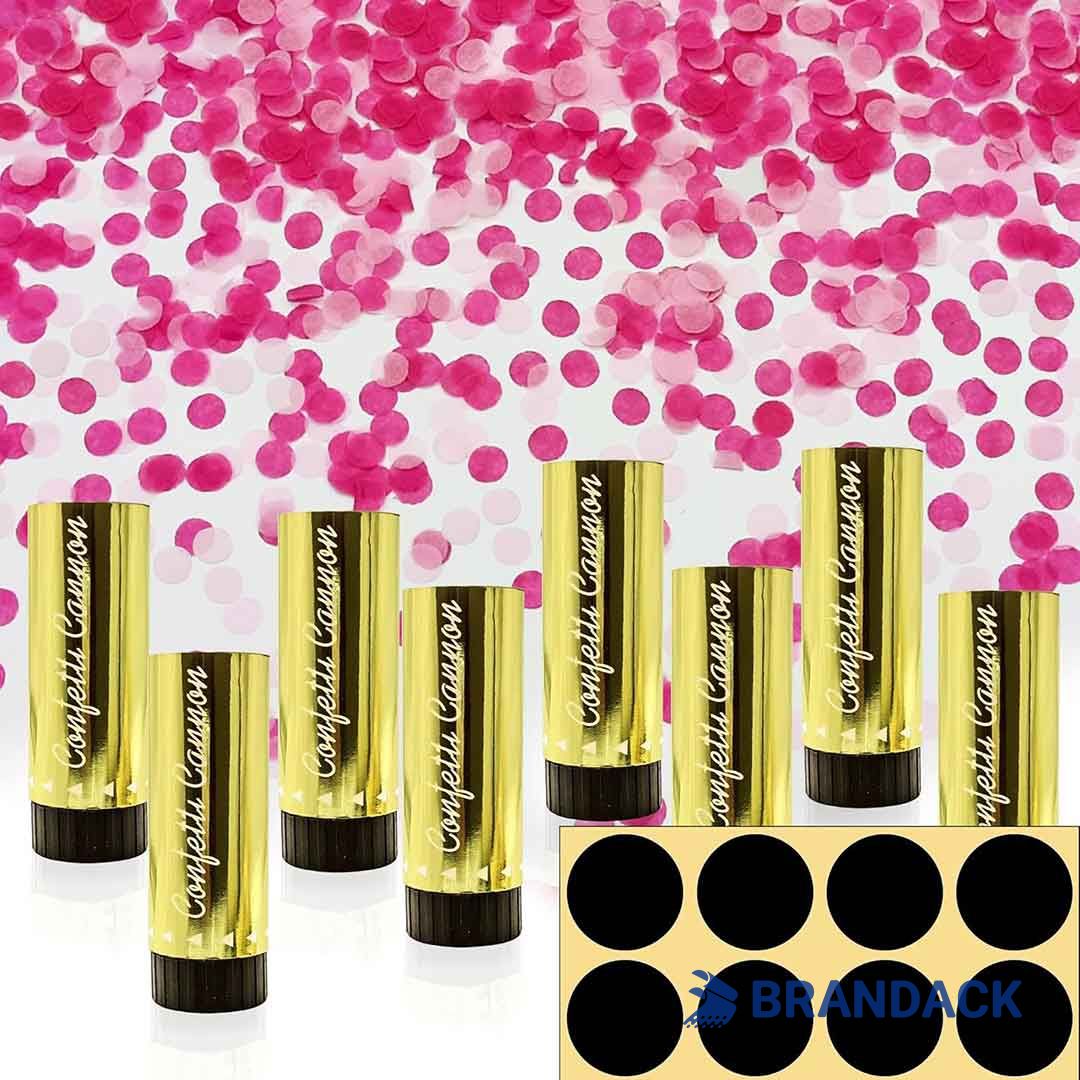 Birthday Party Confetti Poppers Custom with Design Service