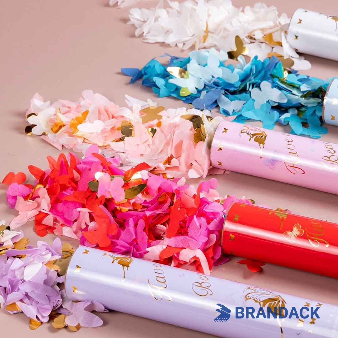 Wedding Party Confetti Poppers Bespoke Factory