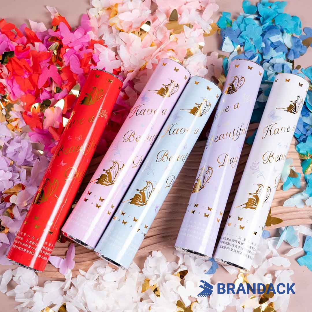 Wedding Party Confetti Poppers Bespoke Factory