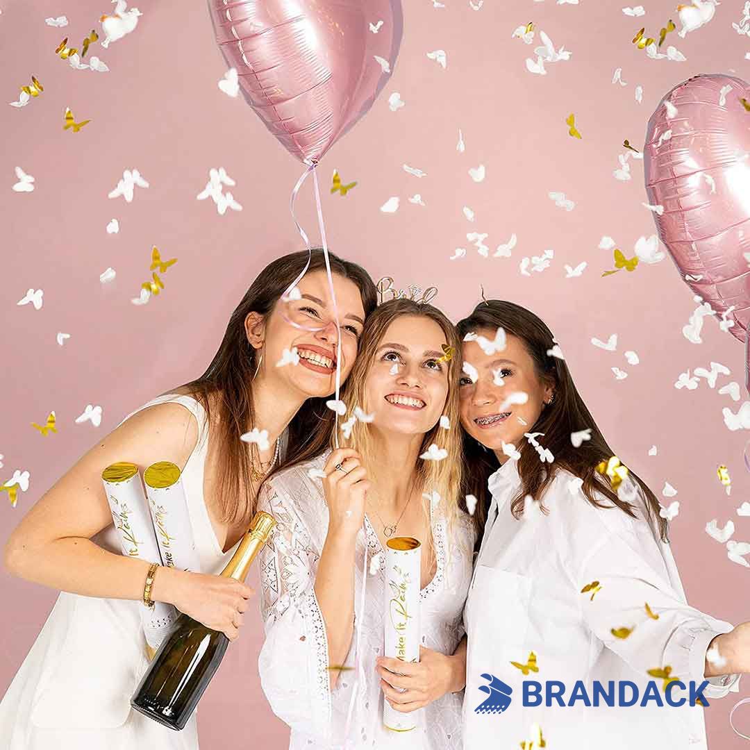 Wedding Party Confetti Poppers Bespoke Factory