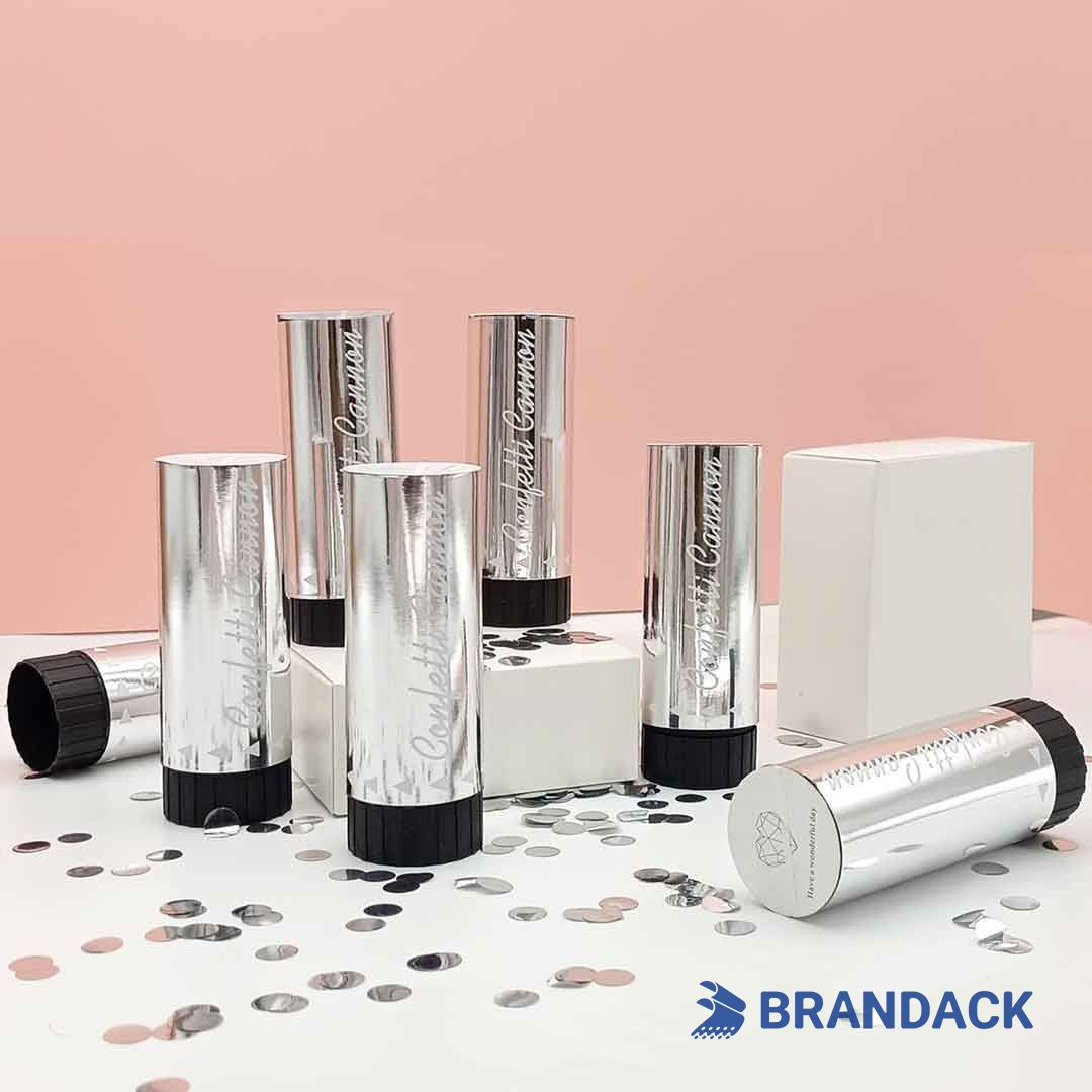 Custom Party Popper for Birthday Celebration Tailored to Brand