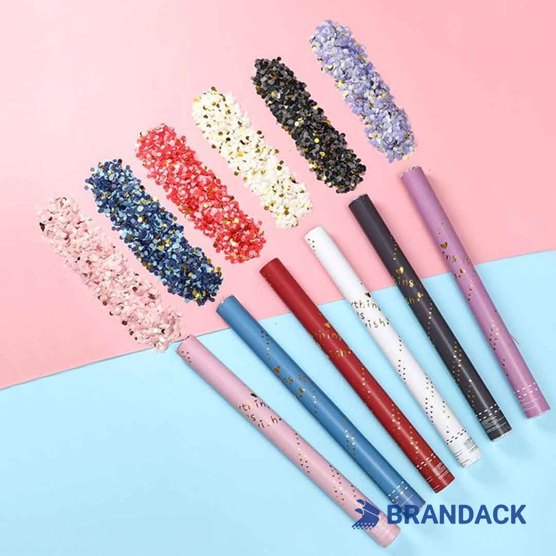 Wedding Streamer Poppers Custom with Design Service