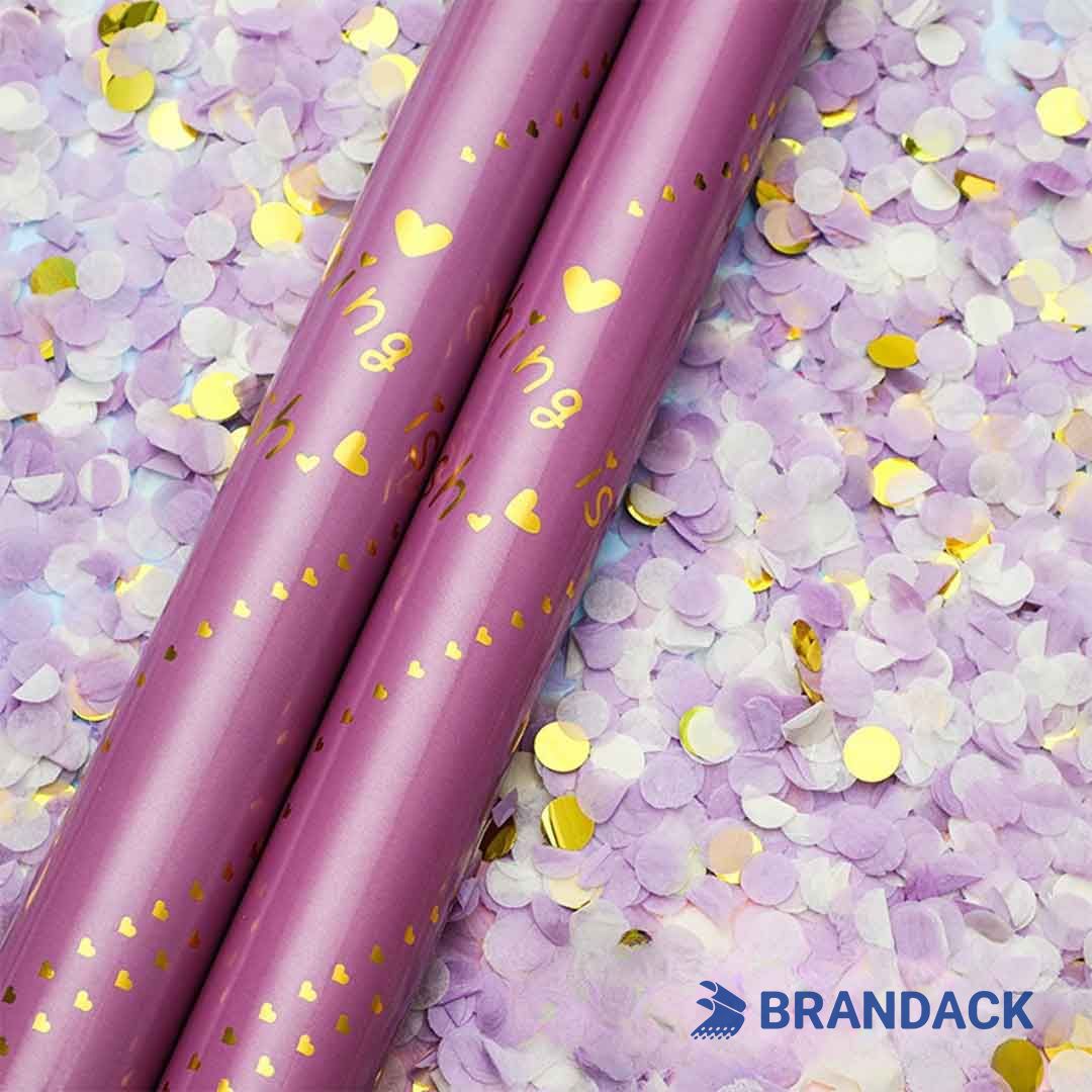 Wedding Streamer Poppers Custom with Design Service