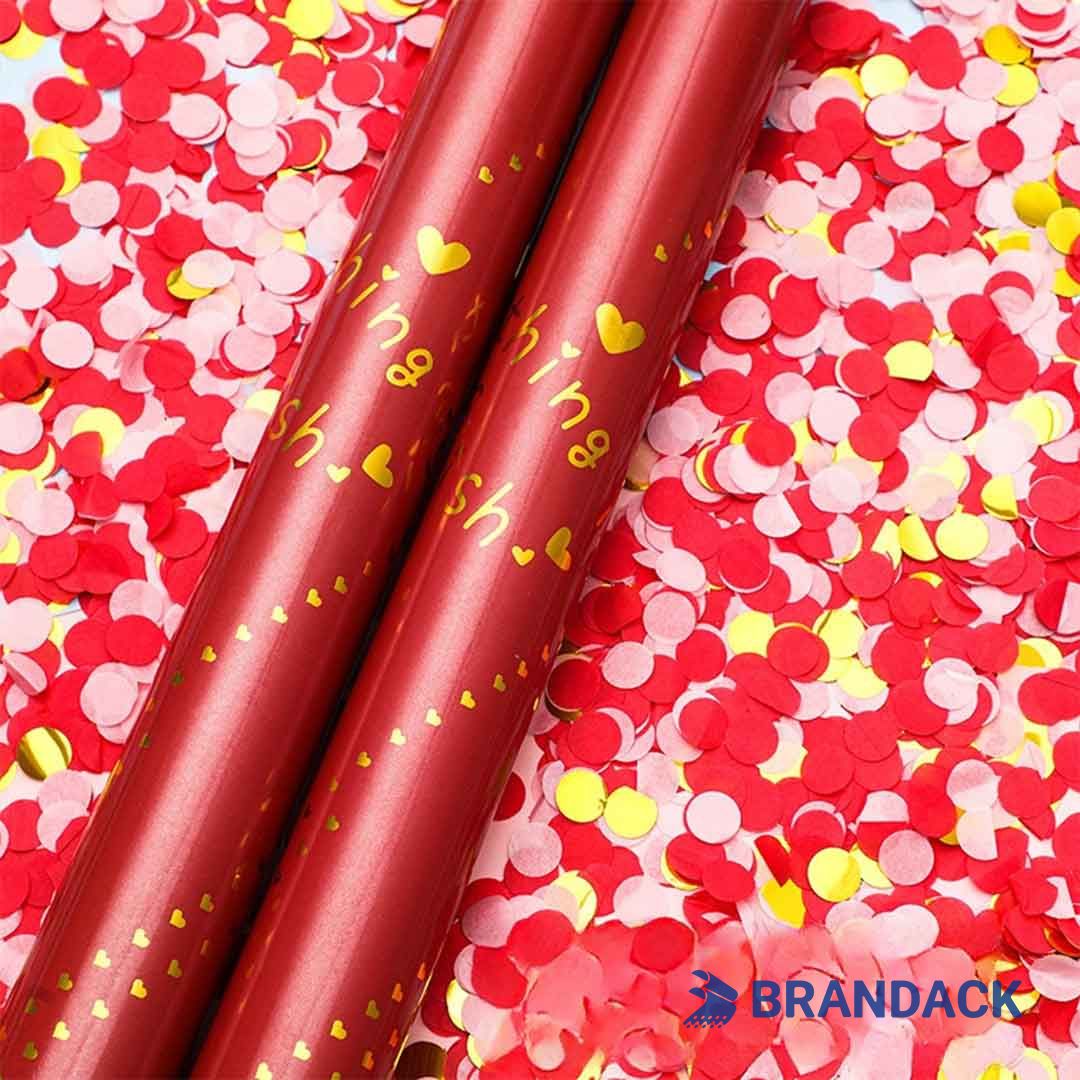 Wedding Streamer Poppers Custom with Design Service