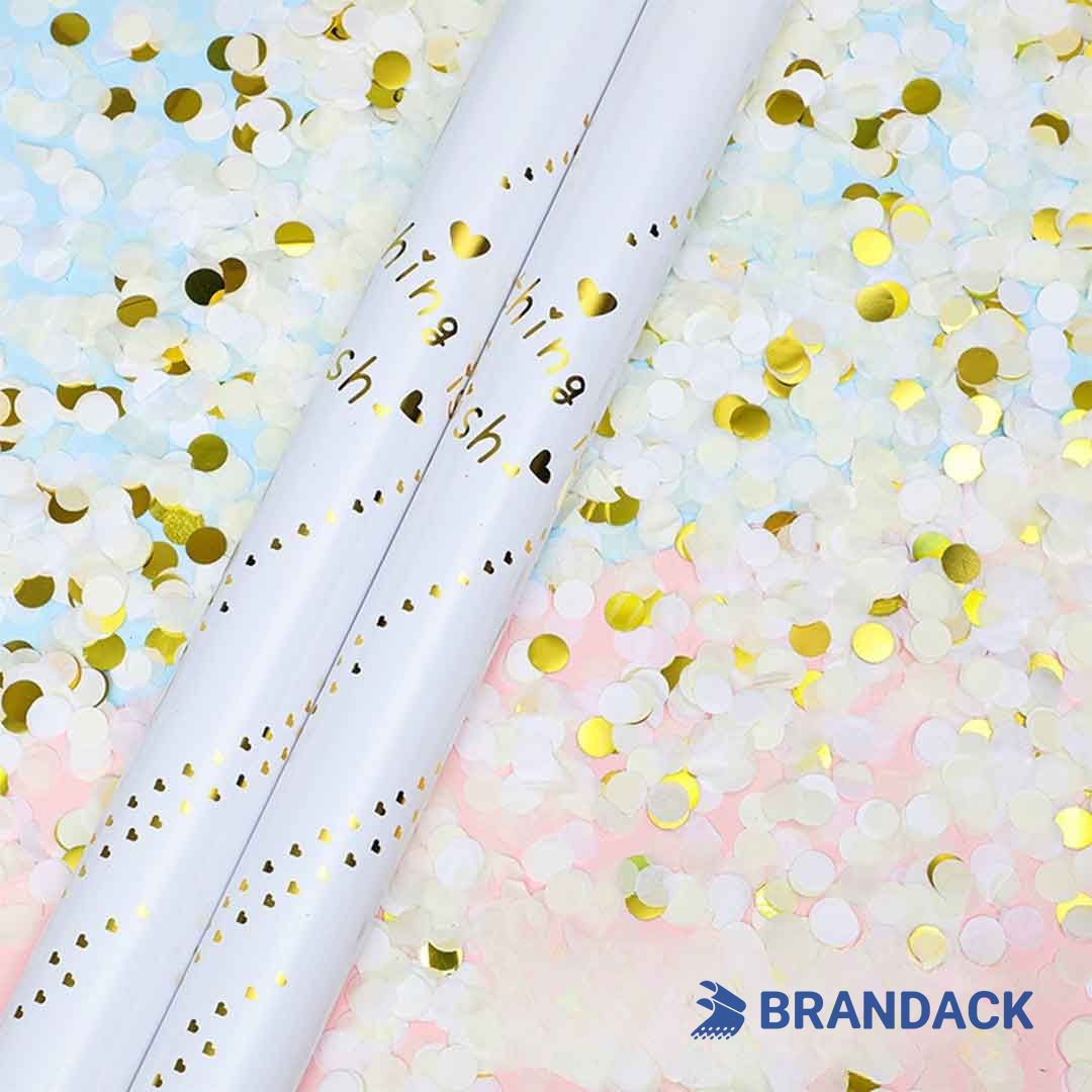 Wedding Streamer Poppers Custom with Design Service