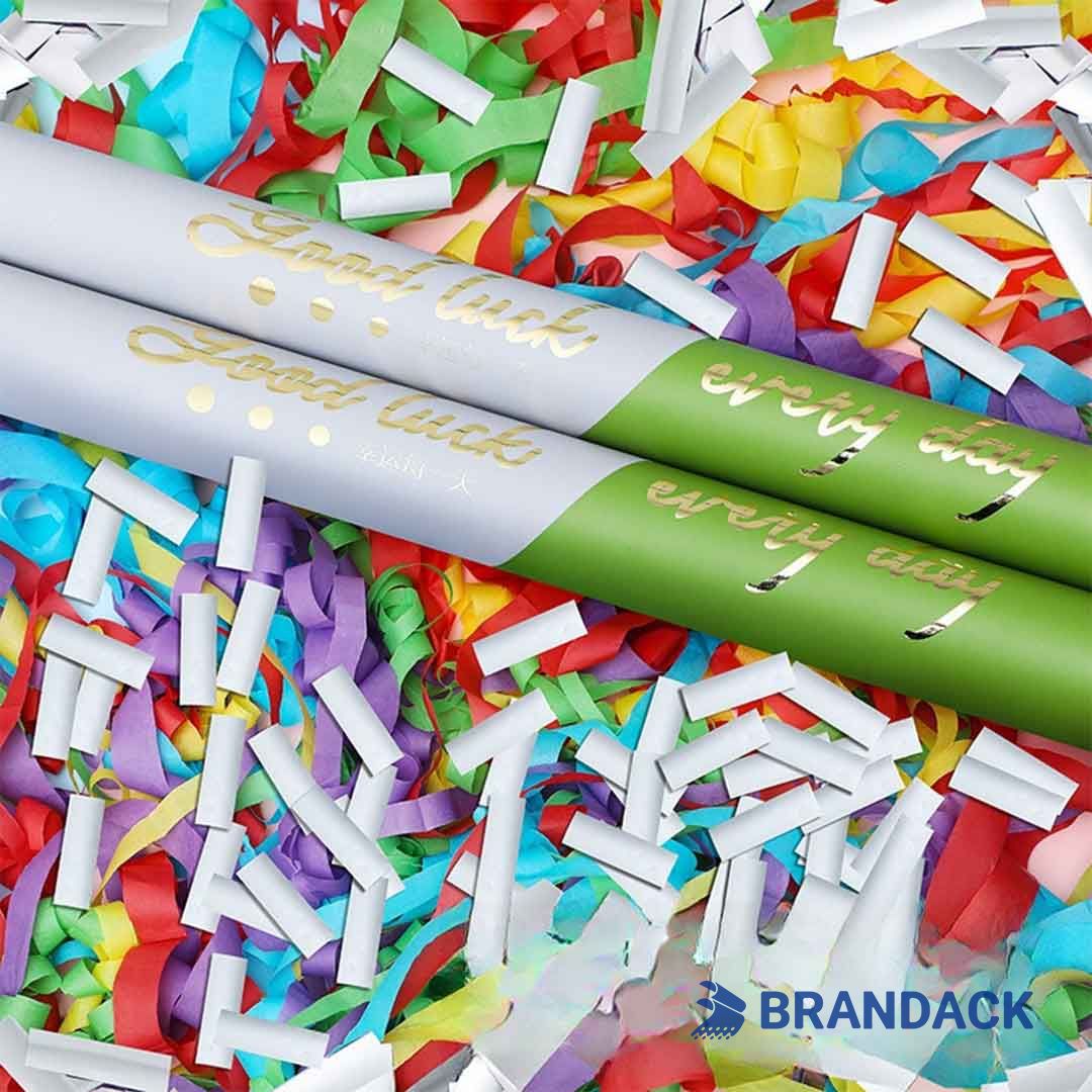 Wedding Streamer Poppers Custom with Design Service