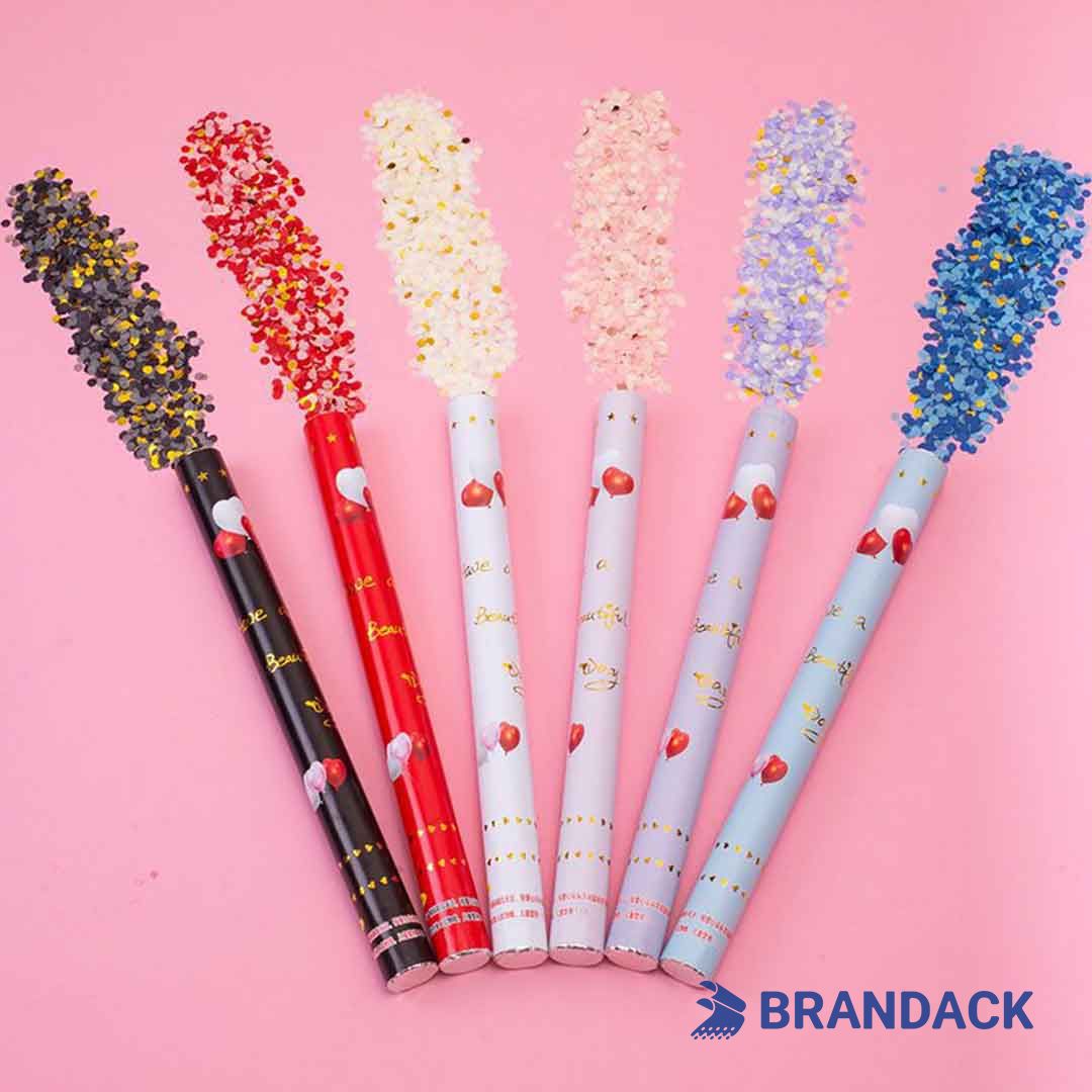 Wedding Streamer Poppers Custom with Design Service