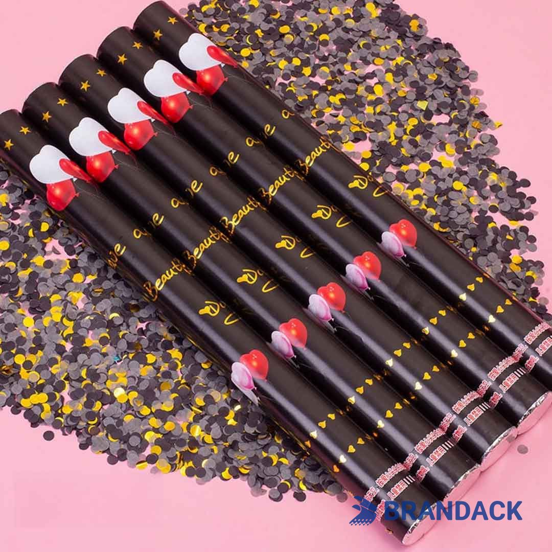 Wedding Streamer Poppers Custom with Design Service