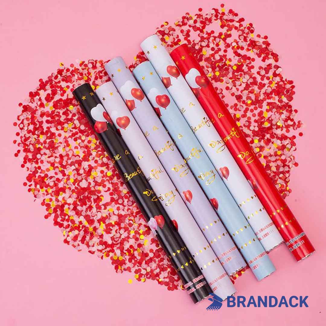 Wedding Streamer Poppers Custom with Design Service