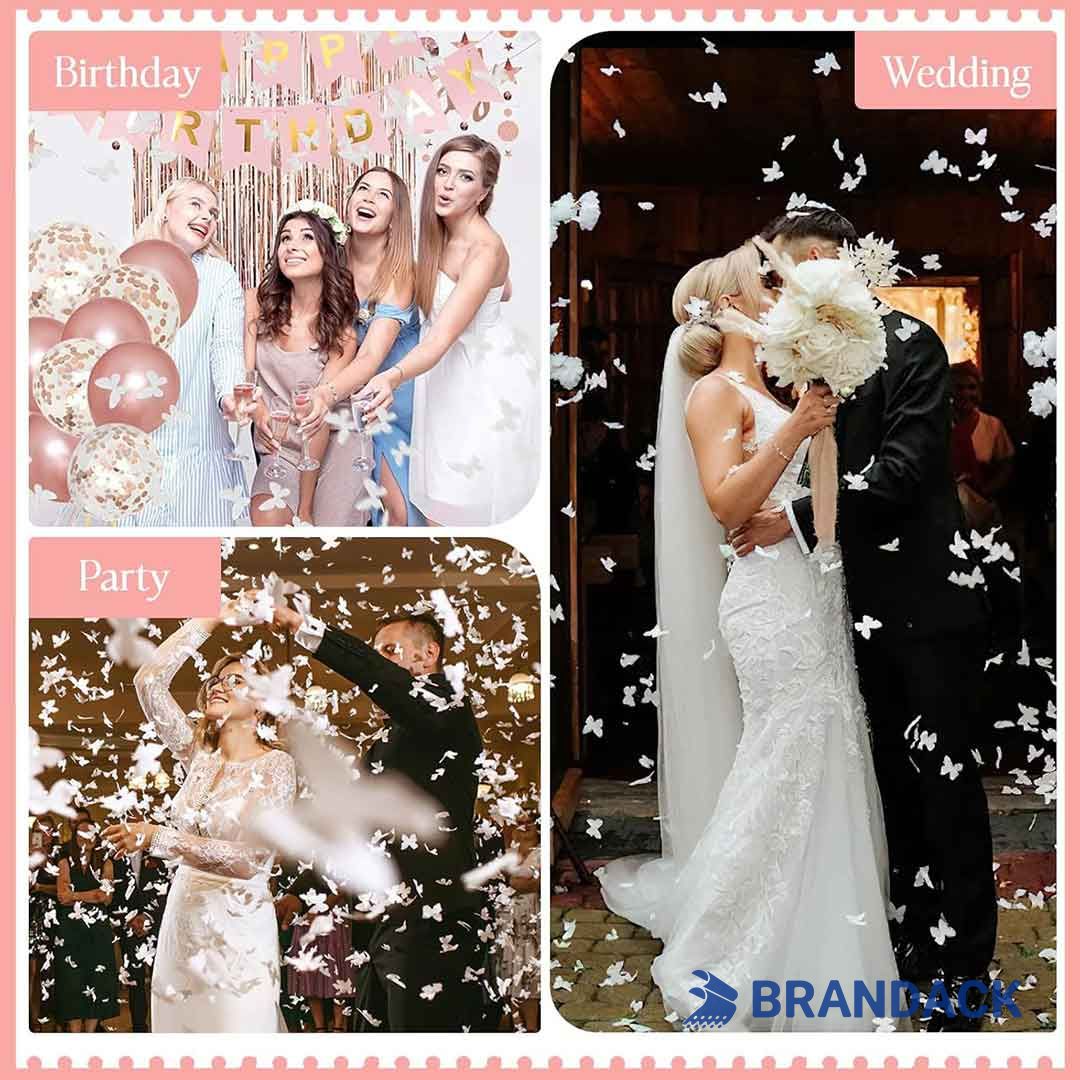 Wedding Streamer Poppers Custom with Design Service