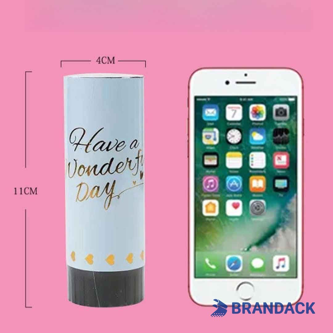 Mini Confetti Party Poppers Custom with Logo