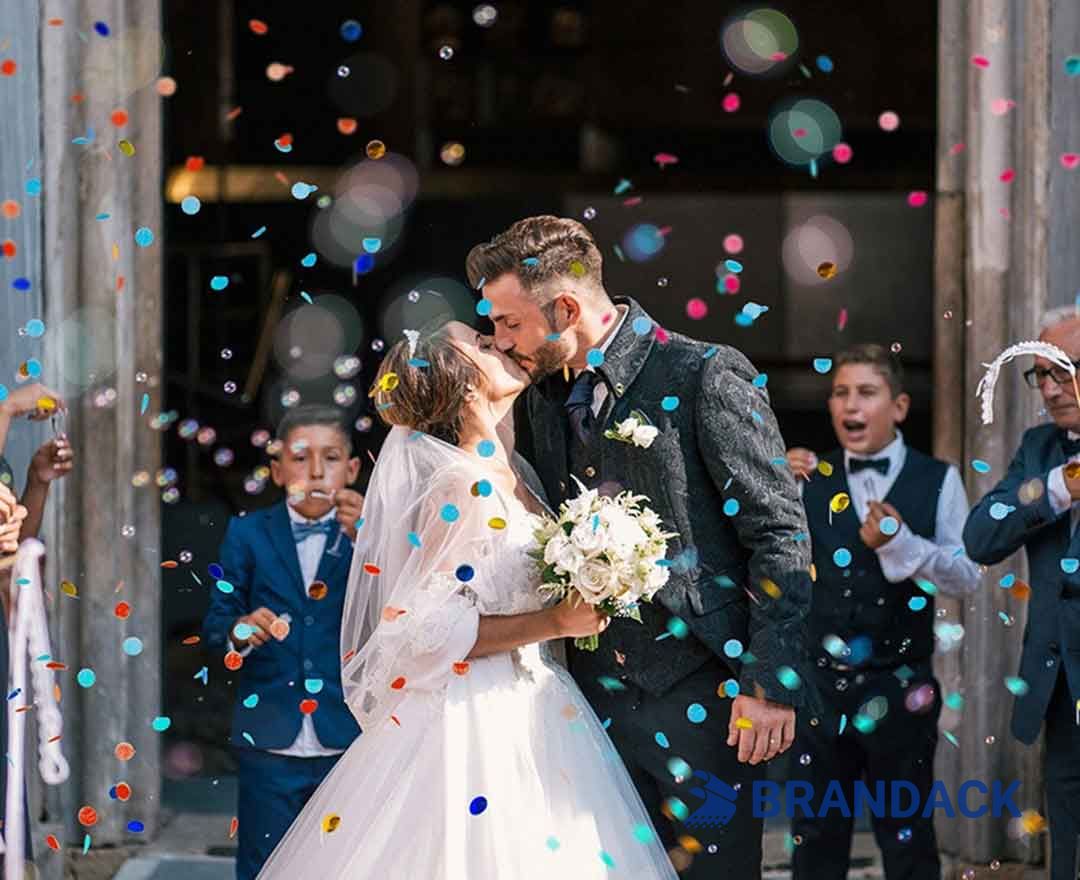 Mini Confetti Party Poppers Custom with Logo