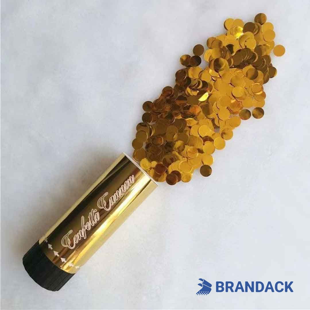 Mini Confetti Party Poppers Custom with Logo