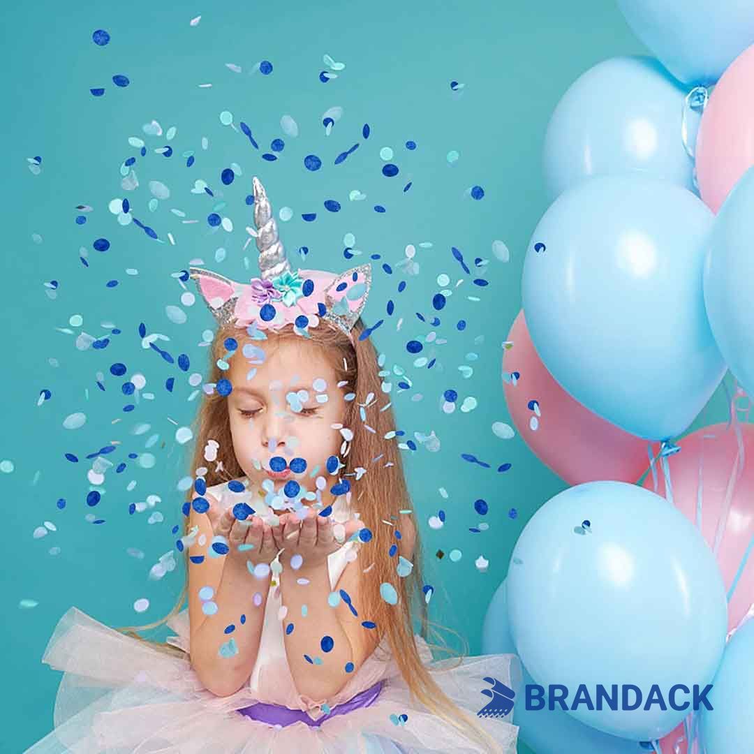 Mini Confetti Party Poppers Custom with Logo