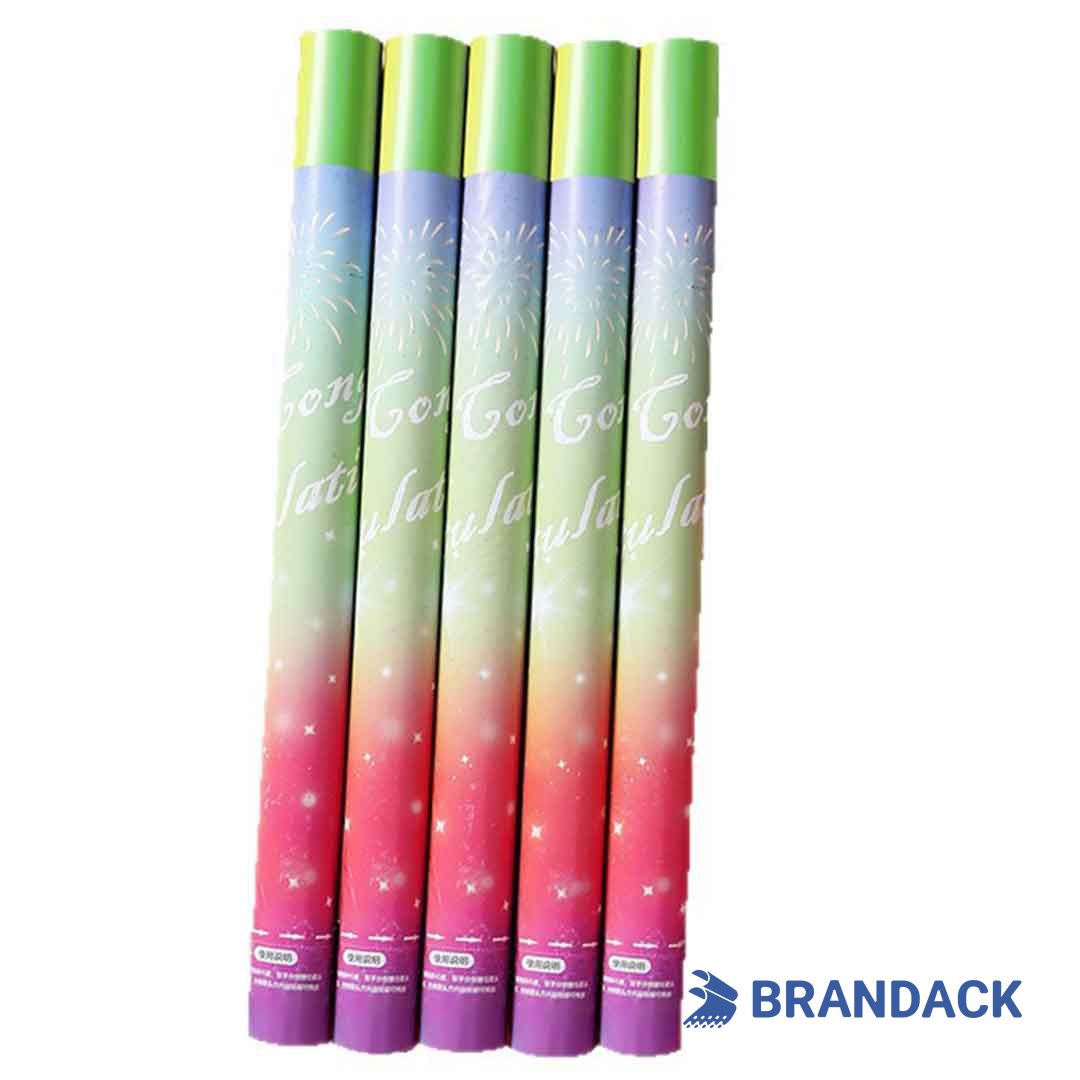 Custom Large Party Confetti Poppers Tailored to Brand