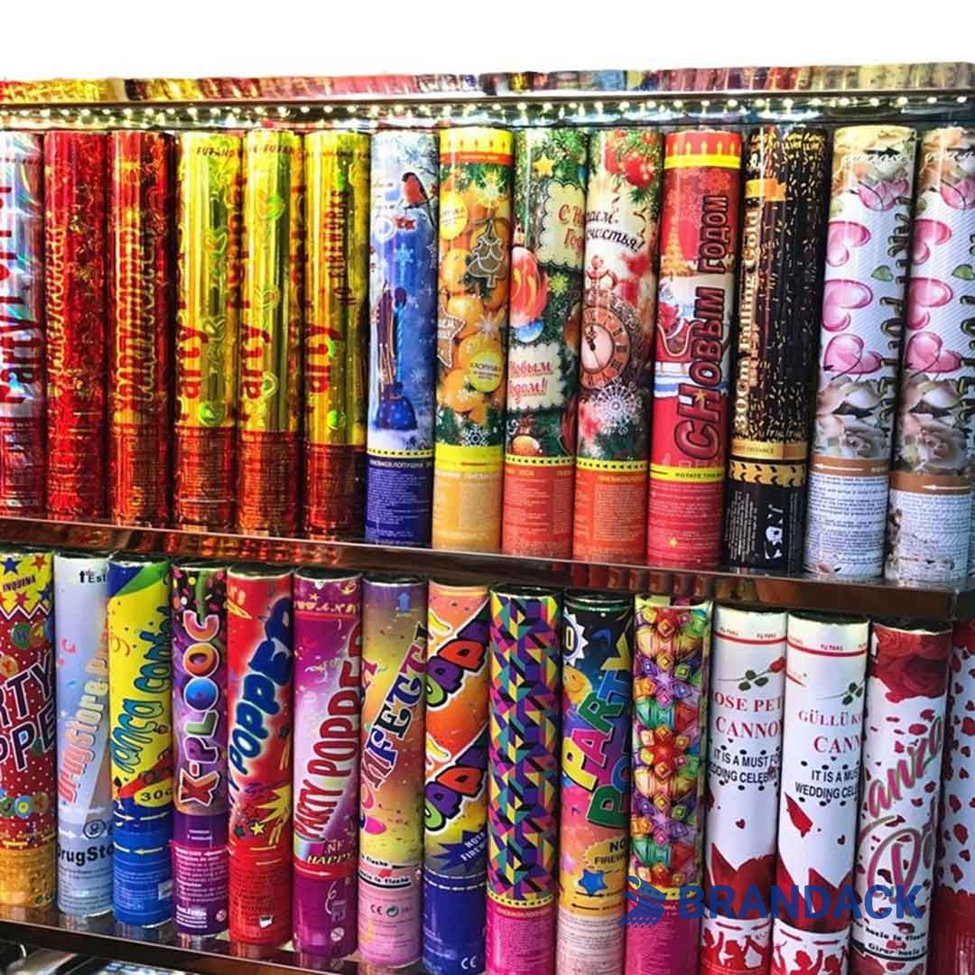 Custom Huge Confetti Popper Factory with Design Service