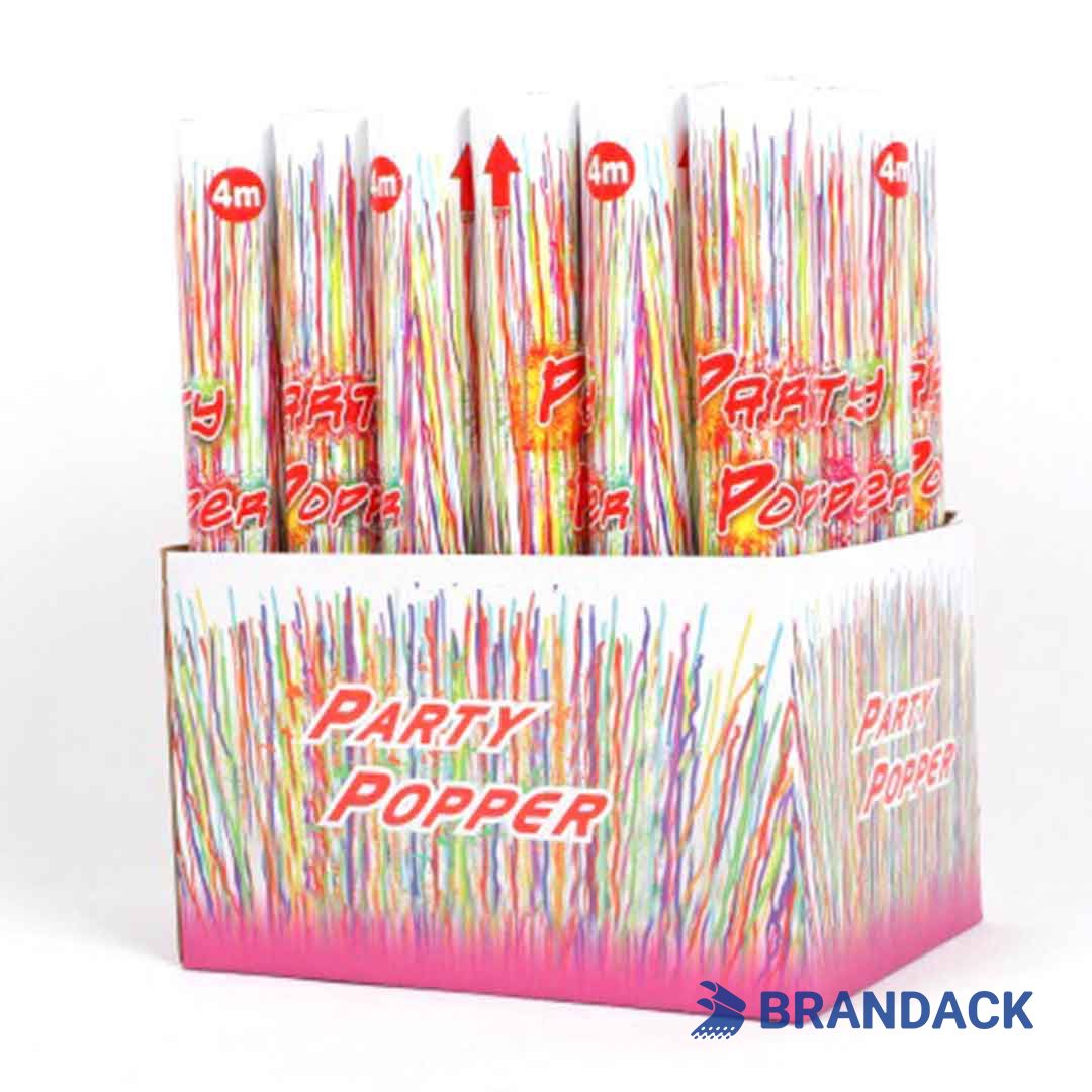 Handheld Confetti Streamer Poppers Custom with Design Services