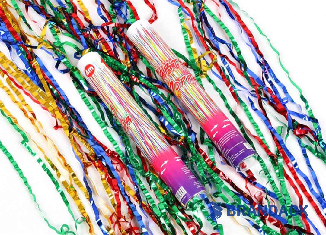 Handheld Confetti Streamer Poppers Custom with Design Services