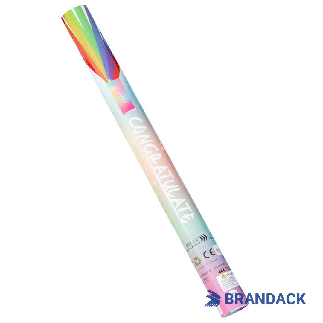 Celebration Party Confetti Poppers Tailored to Brand