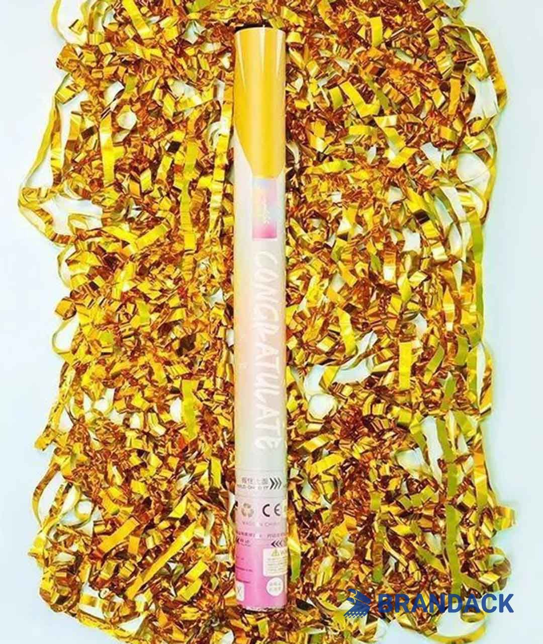 Celebration Party Confetti Poppers Tailored to Brand