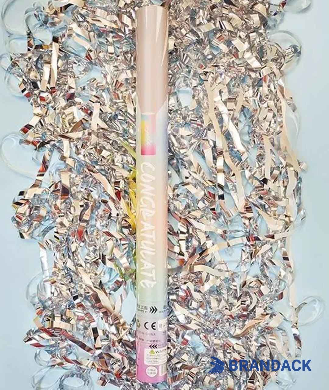 Celebration Party Confetti Poppers Tailored to Brand