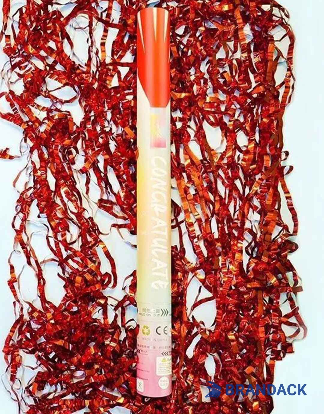 Celebration Party Confetti Poppers Tailored to Brand