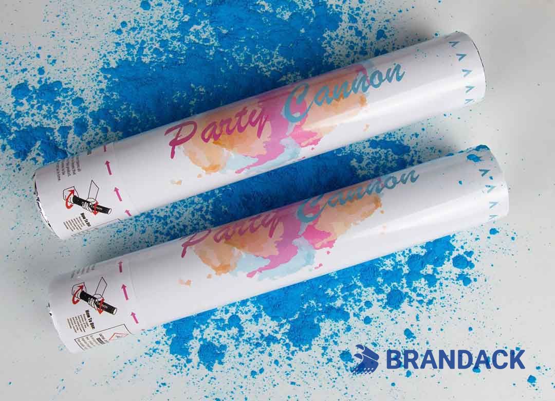 Gender Reveal Smoke Cannon Custom with Logo