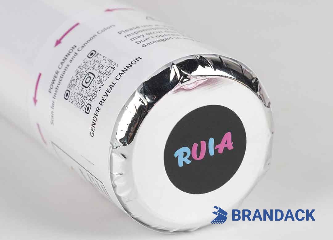 Gender Reveal Smoke Cannon Custom with Logo