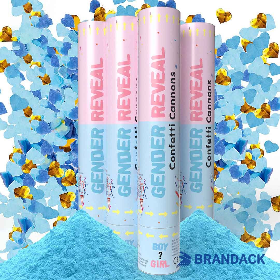 Custom Confetti Party Poppers for Gender Reveal
