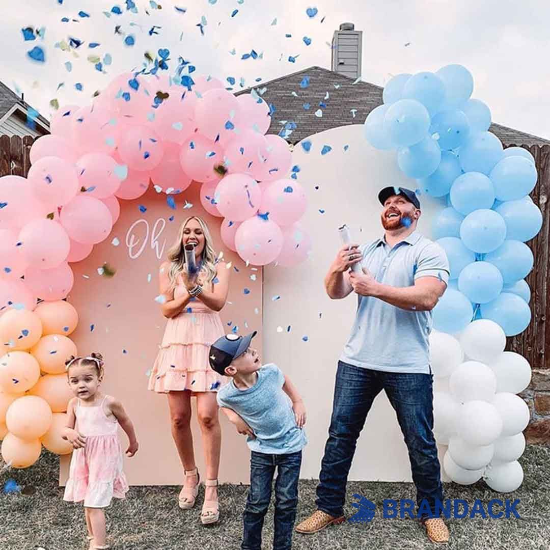 Custom Confetti Party Poppers for Gender Reveal