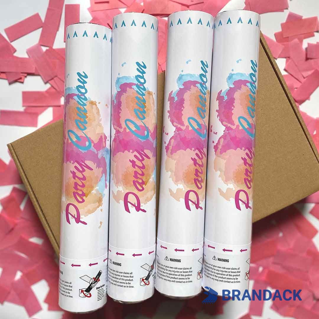 Gender Reveal Party Confetti Poppers Custom with Design Service