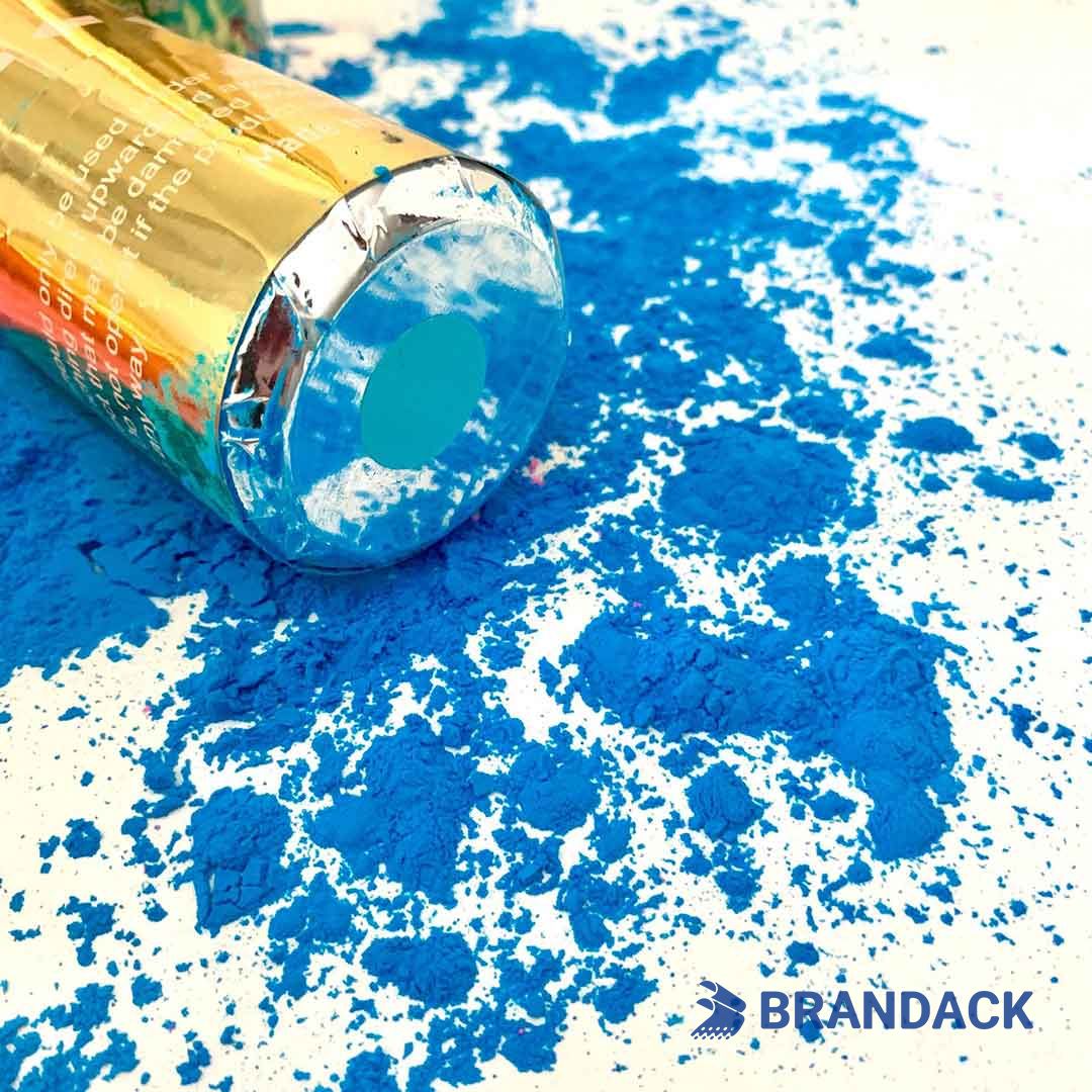 Gender Reveal Smoke Poppers Tailored to Brand