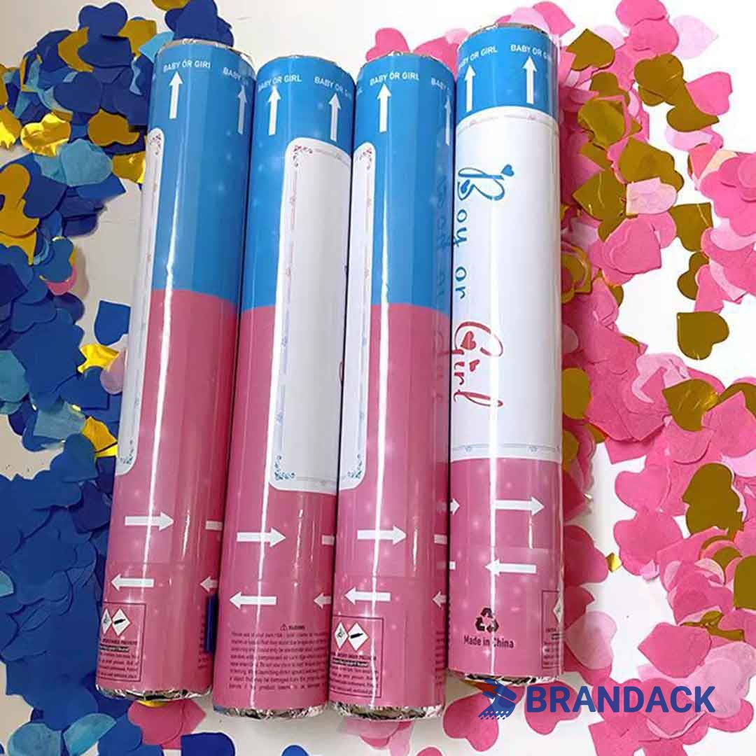Gender Reveal Confetti Poppers Bulk Wholesale Supplier