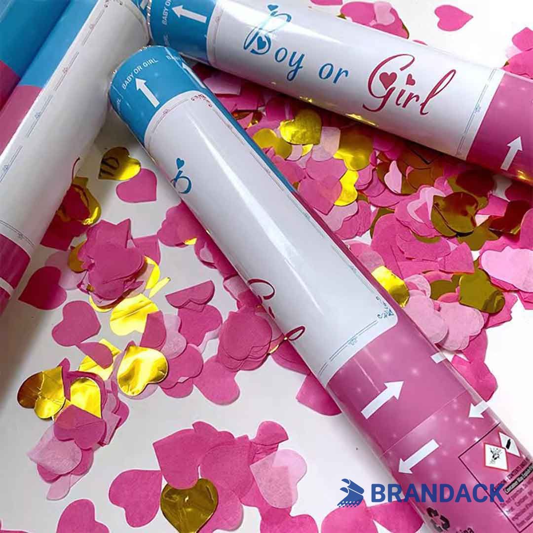 Gender Reveal Confetti Poppers Bulk Wholesale Supplier