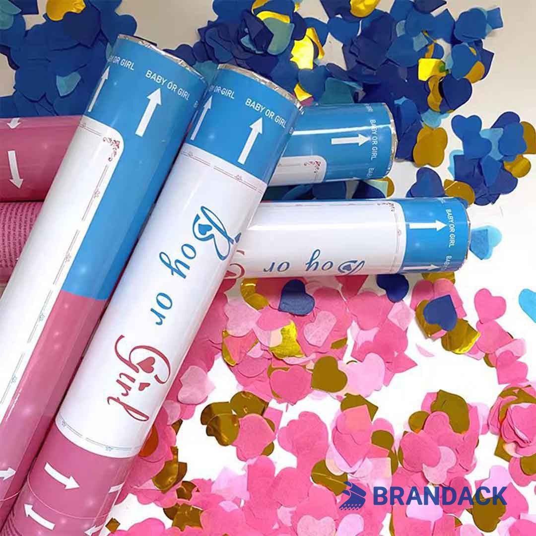 Gender Reveal Confetti Poppers Bulk Wholesale Supplier