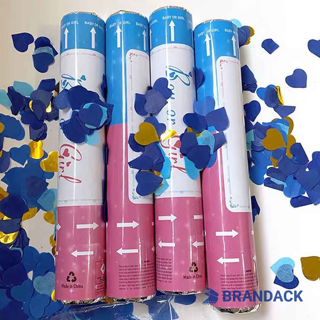 Gender Reveal Confetti Poppers Bulk Wholesale Supplier