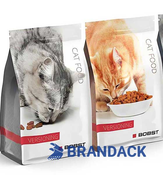 Pet Cat Food Packaging Pouches - Kitten Snack Packet Solutions