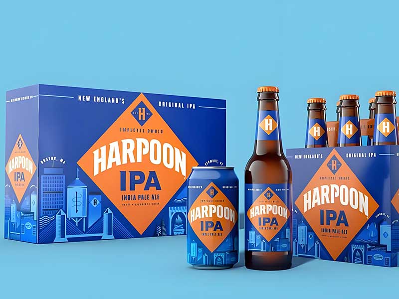 Beer Packaging & Shipping Boxes, IPA Craft Beer Subscription Box, Cardboard Beer Bottle Holder 6 or 12 Pack