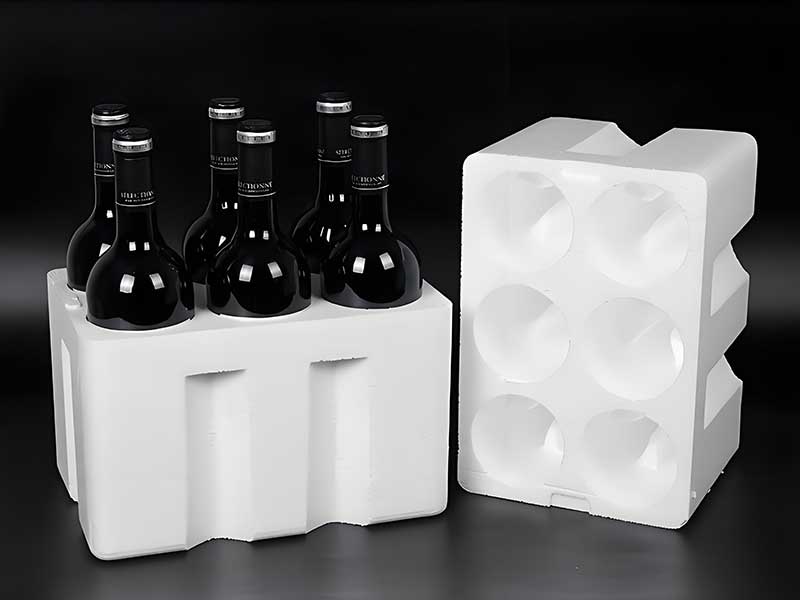 Wine Packaging & Shipping Boxes 6 Pack | Styrofoam Wine Bottle Shippers & Subscription Box