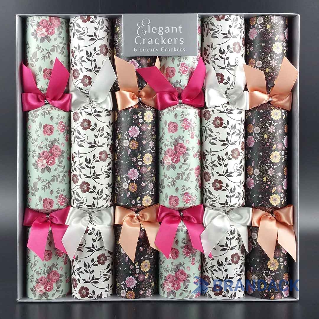 High-end Flat Pack Christmas Crackers in Stock with Designer Service