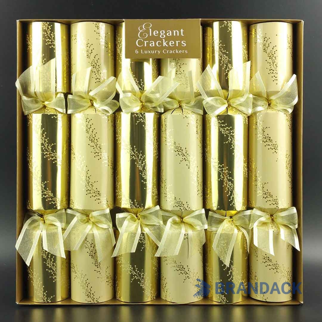 High-end Flat Pack Christmas Crackers in Stock with Designer Service
