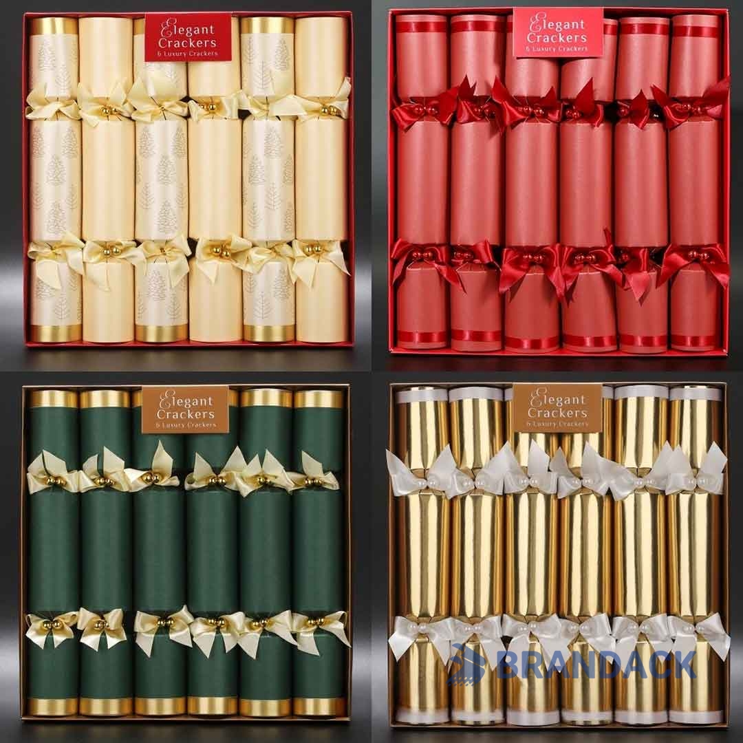 Custom Charity Christmas Crackers for Branding Promotional Xmas Gifts