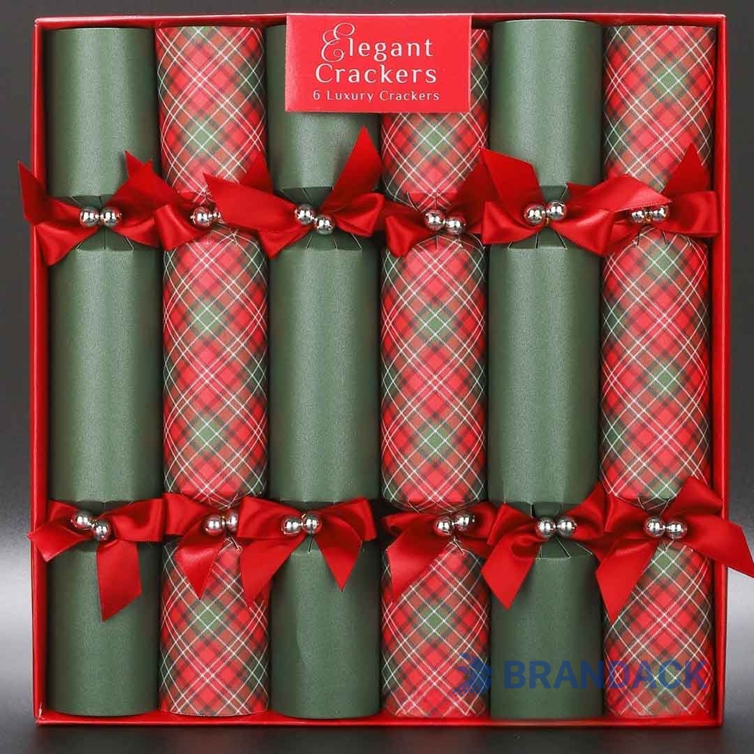 High-end Flat Pack Christmas Crackers in Stock with Designer Service