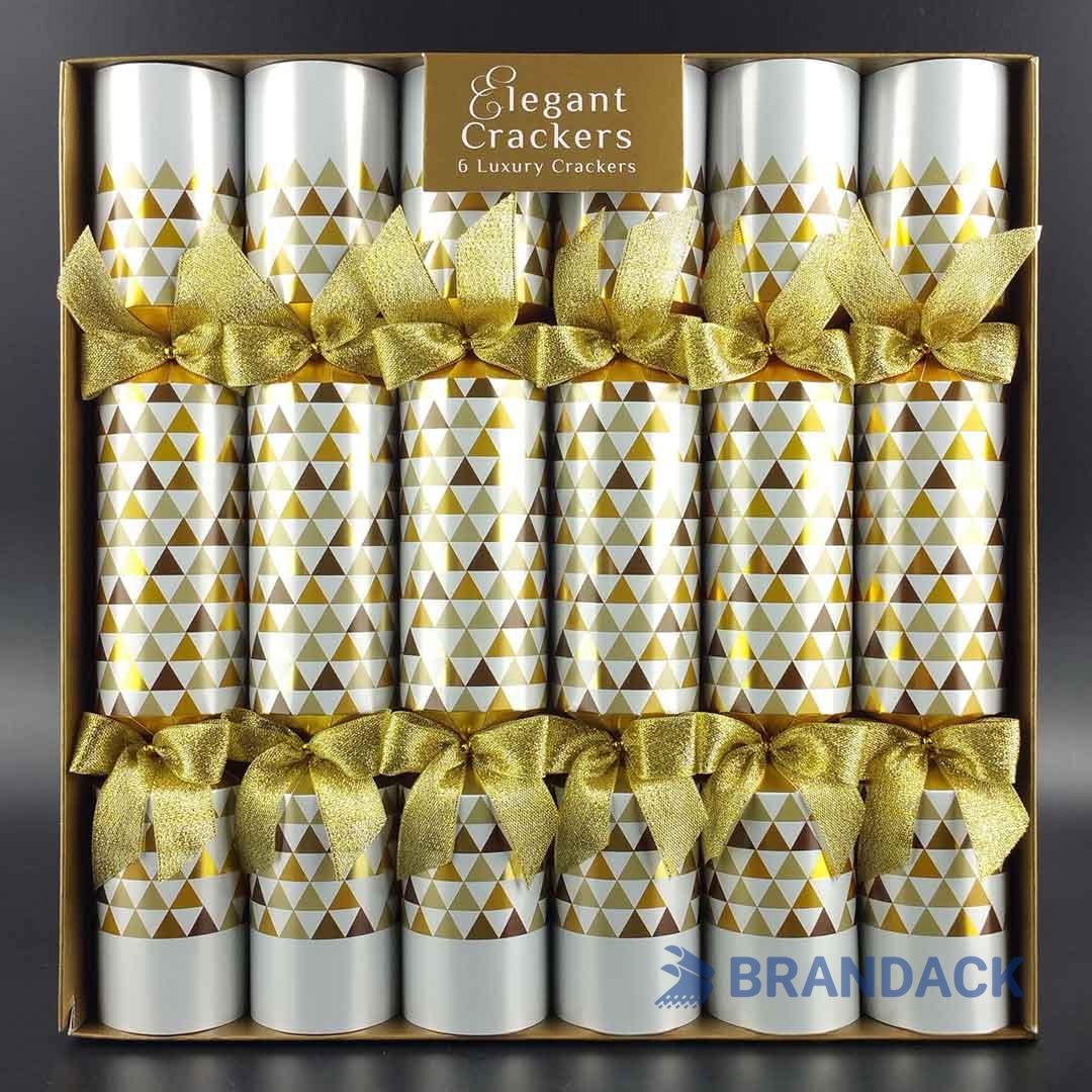 High-end Flat Pack Christmas Crackers in Stock with Designer Service