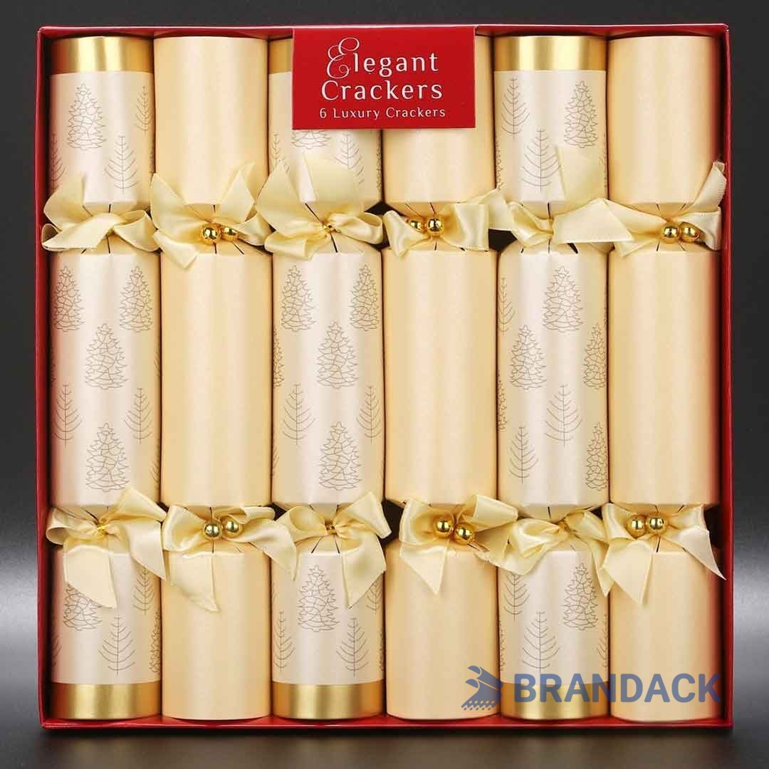 Custom Charity Christmas Crackers for Branding Promotional Xmas Gifts