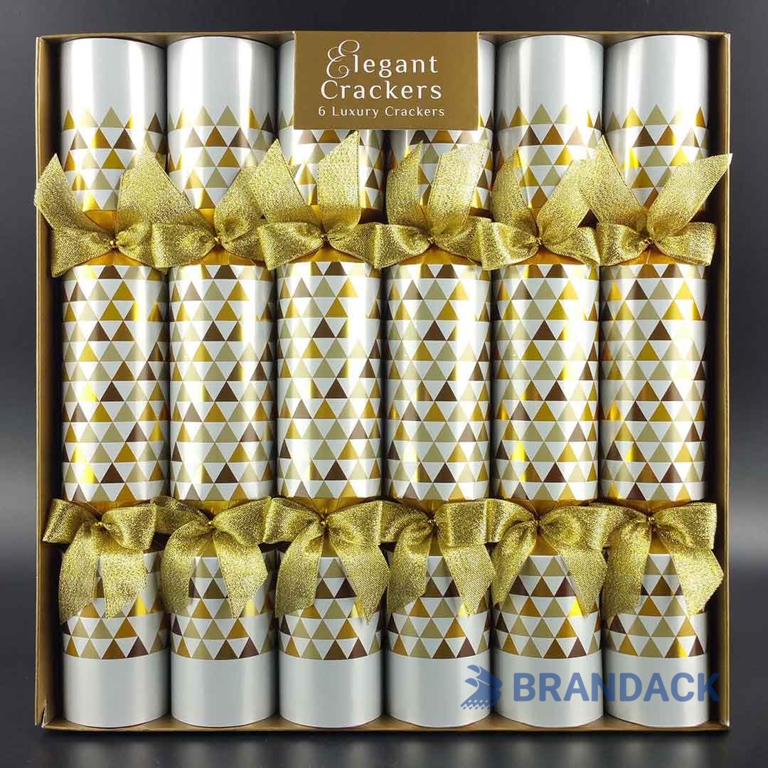 High-end Flat Pack Christmas Crackers in Stock with Designer Service